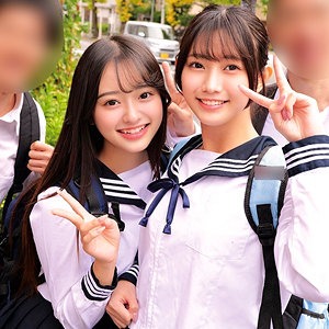 【orecz525】なぎさ＆かほ、1分前まで修学旅行中だった10代学生たちが…