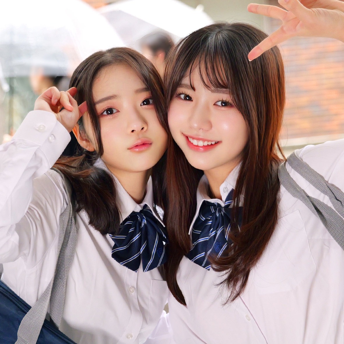 【skho326】放課後、雨の中でおしとやかに歩いていたJ〇生2人組をヤッちゃいましたw